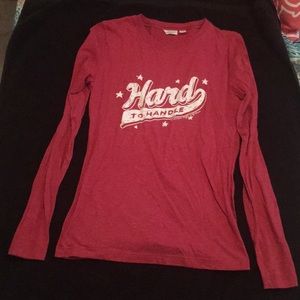 Red American eagle shirt